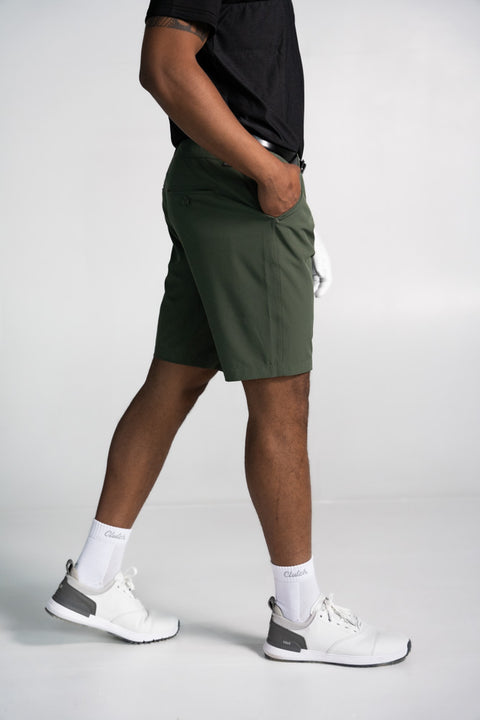 Clutch Stretch Golf Shorts - Olive