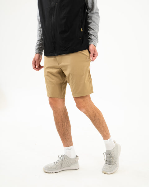 Clutch Stretch Golf Shorts - Stone