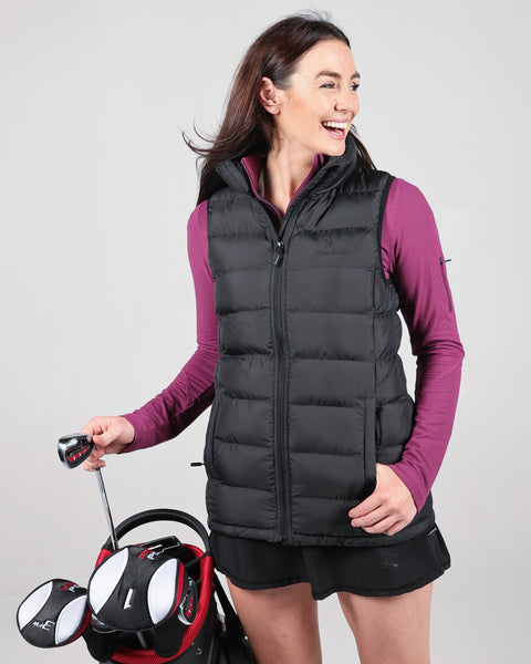 Gray puffer deals vest womens